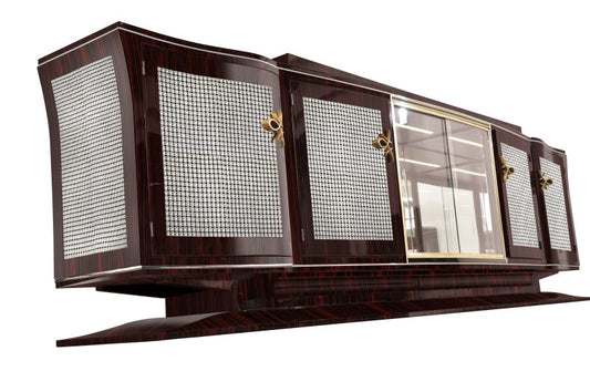 Annjoules XXL Art Deco Sideboard made of Macassar