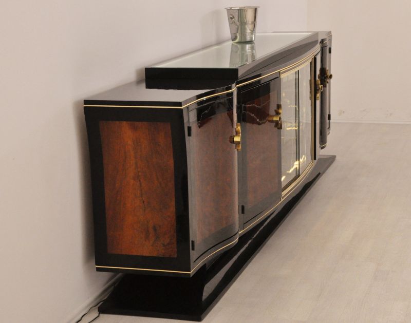 Luxuriöses XXL Art Deco Sideboard aus Frankreich