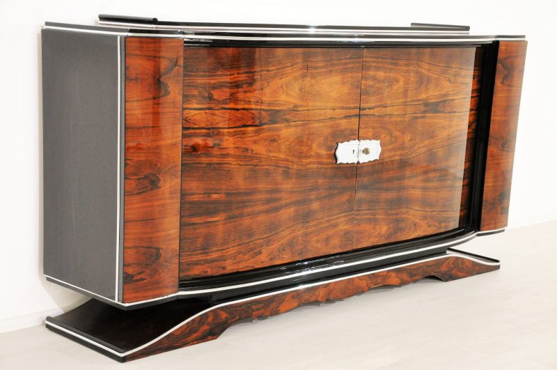 French Art Deco Walnut Sideboard from the 1920s