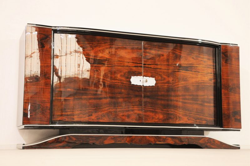 French Art Deco Walnut Sideboard from the 1920s