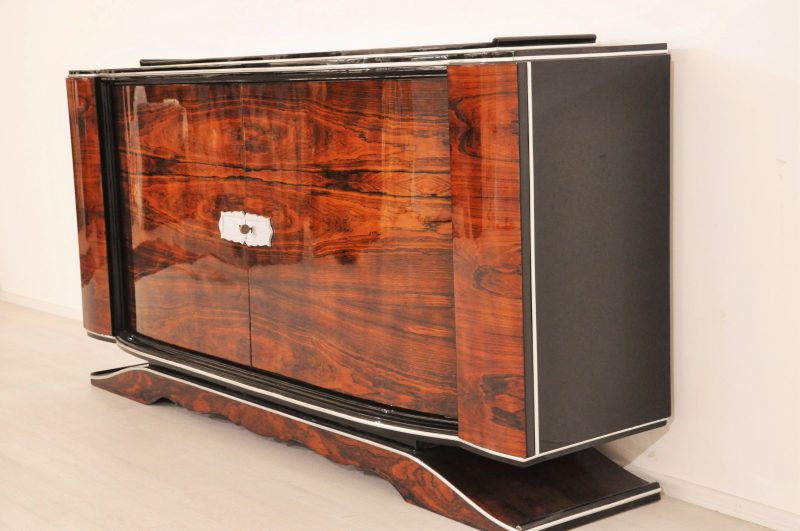 French Art Deco Walnut Sideboard from the 1920s