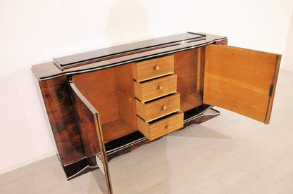 French Art Deco Walnut Sideboard from the 1920s