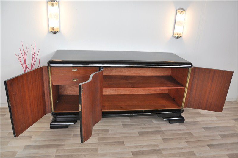Extragroßer Art Deco Chromeliner