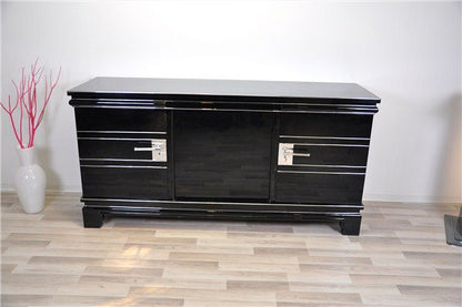 Extra große Chromleiste im Art-Deco-Stil – kubisches Design