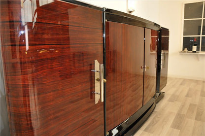 Großes Palisander Sideboard aus der Art Deco Ära