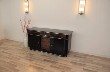 Original Art Deco Sideboard with Walnut Details