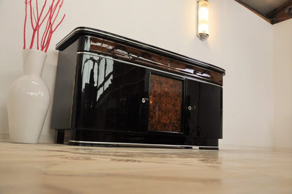 Original Art Deco Sideboard with Walnut Details