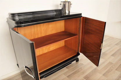 Art Deco Nussbaumkommode