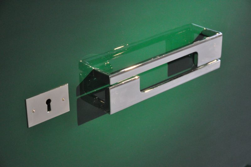 Art Deco Desk in Jaguar Racing Green