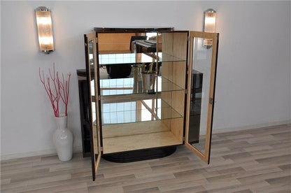 Art Deco Vitrine Made of Macassar
