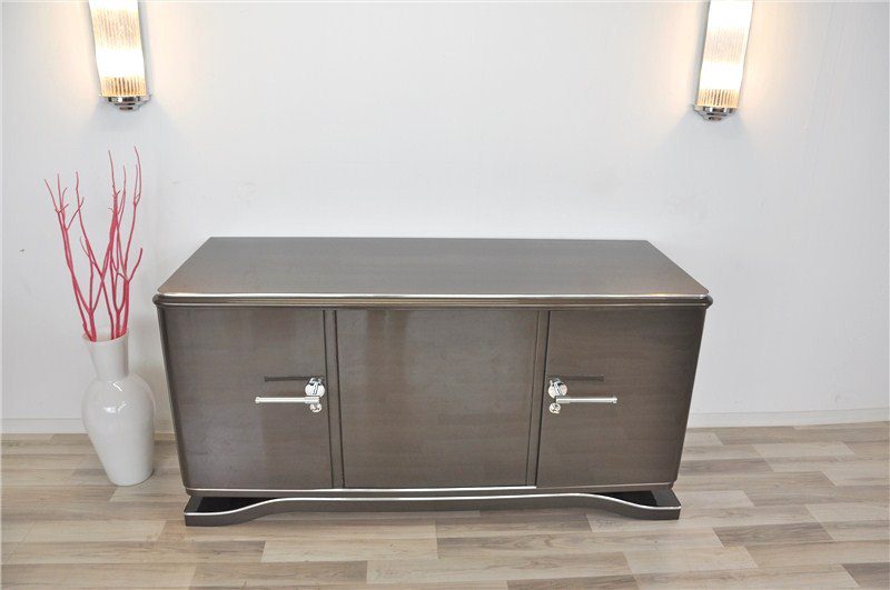 Art Deco Buffet with a Grey Paintjob