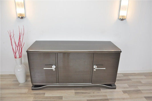 Art-Deco-Buffet mit grauer Lackierung