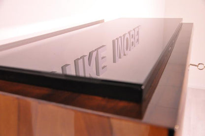 Art-déco-Schrank oder -Schreibtisch aus Walnussholz