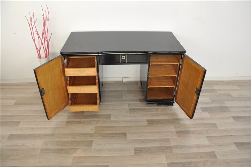 Kleiner Art-Deco-Schreibtisch aus den 1930er Jahren