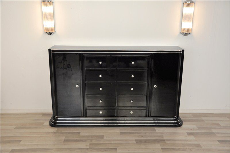 Wundervolles Art Deco Schubladen-Highboard