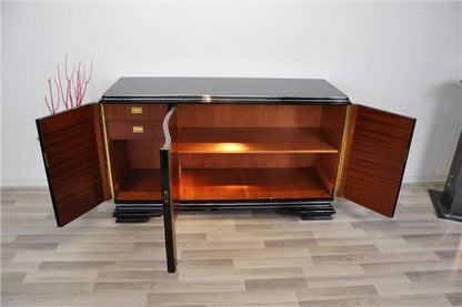 Art Deco Buffet mit einzigartiger Wurzelholzfront