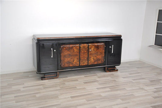 XXL Wurzelholz Sideboard aus dem französischen Art Deco