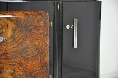 XXL-Sideboard aus Wurzelholz aus der französischen Art-Deco-Ära