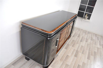 XXL-Sideboard aus Wurzelholz aus der französischen Art-Deco-Ära