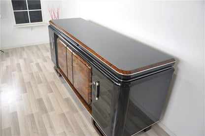 XXL Wurzelholz Sideboard aus dem französischem Art Deco