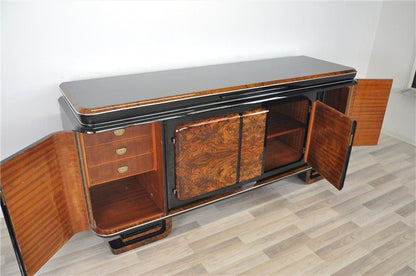 XXL Wurzelholz Sideboard aus dem französischem Art Deco
