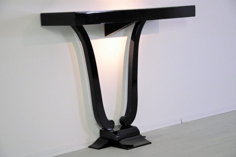 Art-Deco-Konsole in Lyra-Form