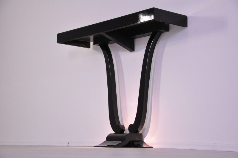 Art-Deco-Konsole in Lyra-Form