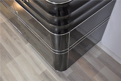 Großes Sideboard im Art-déco-Stil mit Hochglanzlackierung