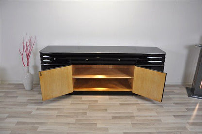 Großes Sideboard im Art-déco-Stil mit Hochglanzlackierung