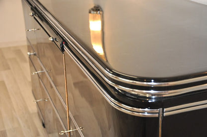 Chromliner Buffet aus der Art Deco Ära