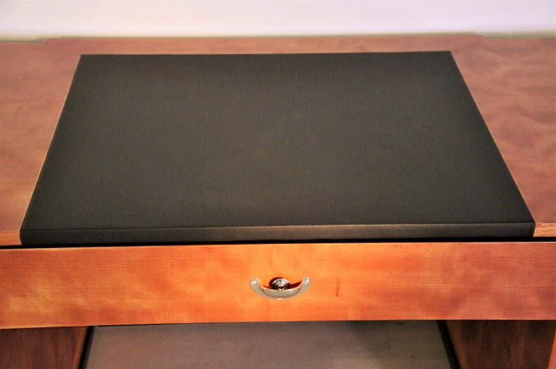 Hexagonal Art Deco Desk made of Cherry and Mahogany Wood