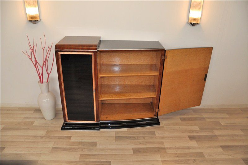 Asymmetrical Art Deco Commode or Bar
