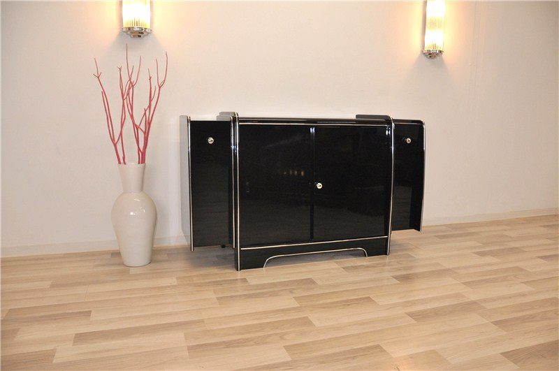 Art-Deco-Sideboard mit Barerweiterungen