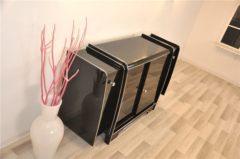 Art-Deco-Sideboard mit Barerweiterungen