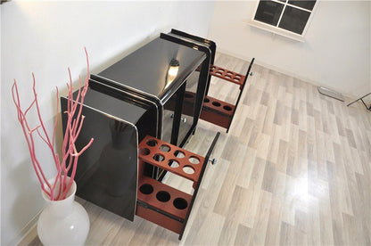Art-Deco-Sideboard mit Barerweiterungen