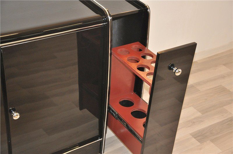 Art-Deco-Sideboard mit Barerweiterungen