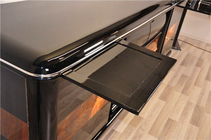 Large Art Deco Sideboard with Walnut Details