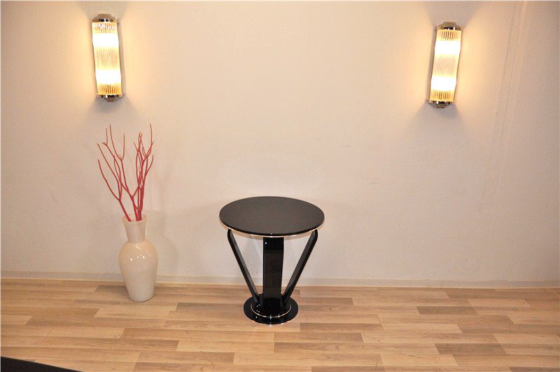 High Gloss Black Side Table