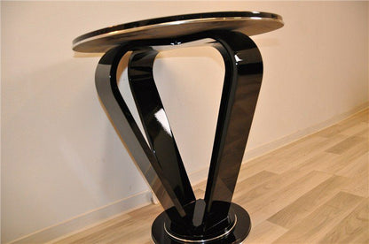 High Gloss Black Side Table