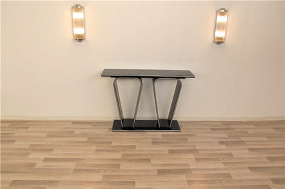 Schwarzer Konsolentisch im Art-Deco-Design