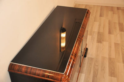 Vintage Art Deco Commode with Walnut Veneer
