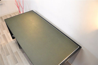 Massive Art Deco Desk with Leather Plate