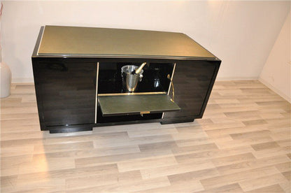 Massive Art Deco Desk with Leather Plate