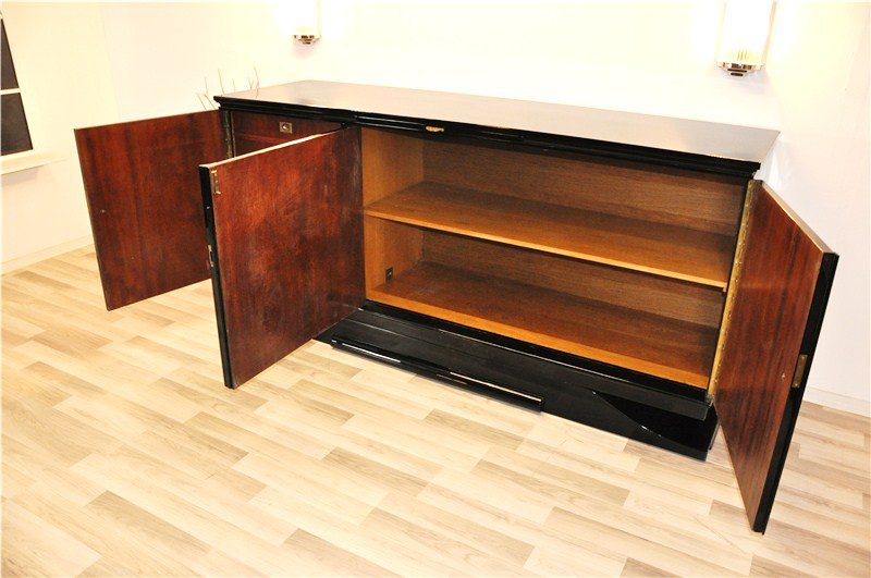 Art Deco Burlwood Sideboard from Southern France