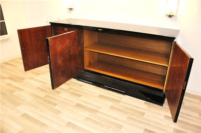 Art Deco Burlwood Sideboard from Southern France