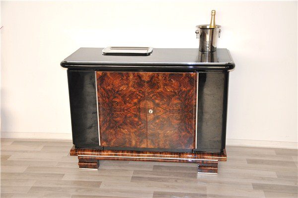 Kommode aus Wurzelholz aus der Art-déco-Epoche