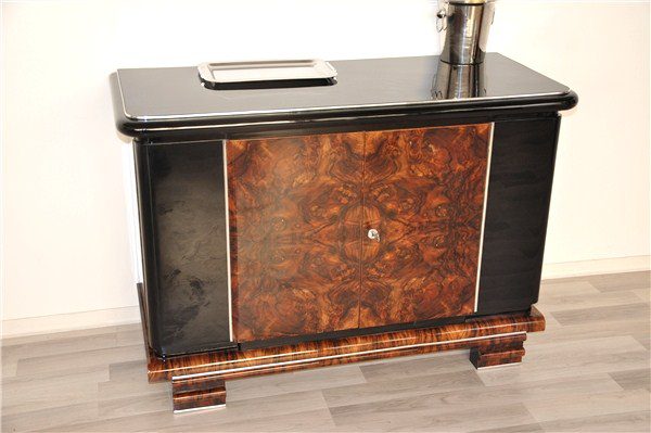 Kommode aus Wurzelholz aus der Art-déco-Epoche
