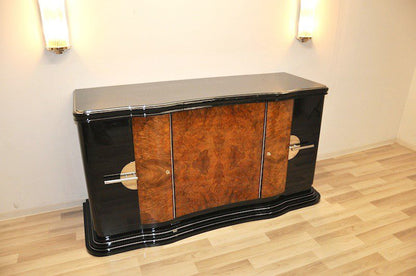 Curved Credenza from the Art Deco Era