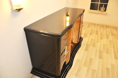 Curved Credenza from the Art Deco Era