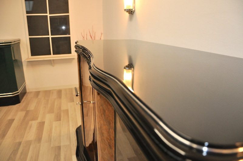 Curved Credenza from the Art Deco Era